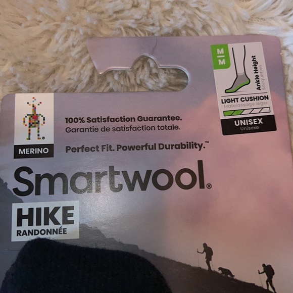 SMARTWOOL ANKLE HEIGHT HIKE SOCKS - Picture 3 of 3